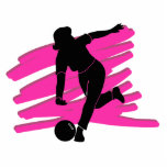 woman bowler bowling silhouette photo cutout