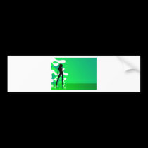 Woman bumper stickers by trendhuntress Woman bumper stickers