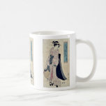 Woman carrying a paper lantern by Ikeda, Eisen Mugs