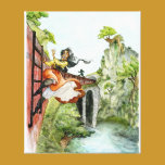Woman Climb canvas prints