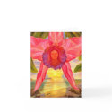 Woman Clothed in Sunset - Note Card by JUDERM Woman Clothed in Sunset - Note Card