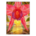 Woman Clothed in Sunset - Note Card