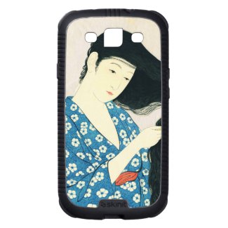 Woman Combing Her Hair Hashiguchi Goyo Galaxy S3 Cases