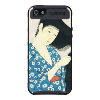 Woman Combing Her Hair Hashiguchi Goyo Cases For iPhone 5