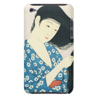 Woman Combing Her Hair Hashiguchi Goyo iPod Touch Case