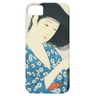 Woman Combing Her Hair Hashiguchi Goyo iPhone 5 Covers