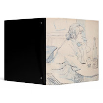 Woman Drinker, or The Hangover, 1889 Binders