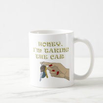 WOMAN DRIVER mugs