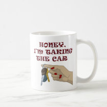 WOMAN DRIVER mugs