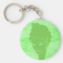 woman face MANGA  comics Keychain