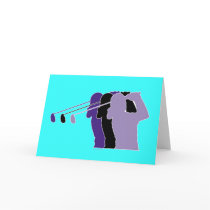 Woman Golfer cards