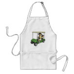 Woman Golfer Cart Apron