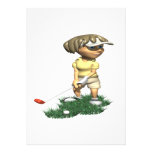 Woman Golfer Custom Invite