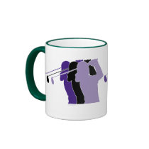 Woman Golfer mugs