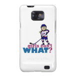 Woman Hockey Player Galaxy SII Cases