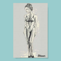 woman in bathing suit posters