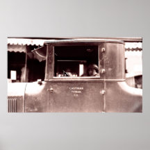 Woman in Eastman Kodak Co. Car Print