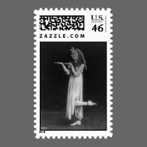 Woman in Egyptian Costume postage