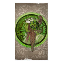 Woman in Green - LAUREL Business Card