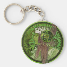 Woman in Green - LAUREL Keychains