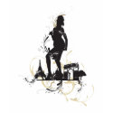 Woman in Paris T-Shirt by coconutpie Woman in Paris T-Shirt