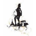Woman in Paris T-Shirt by coconutpie Woman in Paris T-Shirt