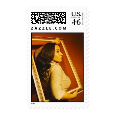 Woman in picture frame by nicholaslopez