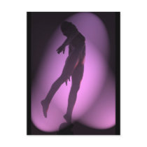 Woman in Pink postcards