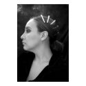 Woman in profile posters