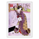 Woman in Purple Card