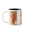 Woman in Red Kimono Mug by japaneseartmall Woman in Red Kimono Mug