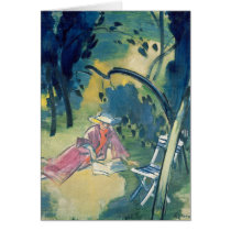 Woman in the Garden cards