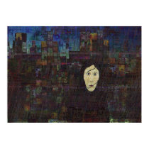 "Woman in the Rain" Print posters