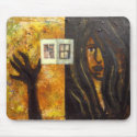 Woman in The Window Mousepad by Mimart Woman in The Window Mousepad