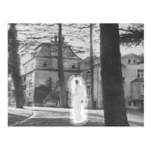 Woman In White Post Cards