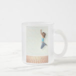 Woman Jumping mugs