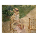 Woman Knitting, Berthe Morisot Fine Ar posters by vintagegiftmall Woman Knitting, Berthe Morisot Fine Ar posters