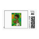 Woman Kwanzaa Postage Stamp