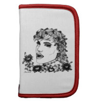 Woman Licking Lips Scribble Art Planner