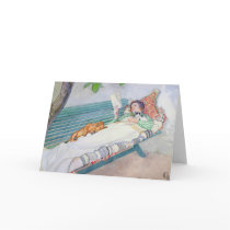 Woman Lying on a Bench, 1913 Cards