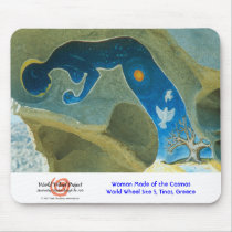 Woman Made of Cosmos/Mouse Pad