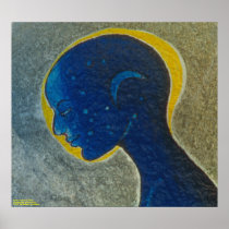 Woman Made of the Cosmos (Head)/Poster