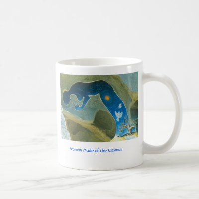 Woman Made of the Cosmos/Mug by Vijali_Hamilton