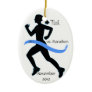 Woman Marathon Runner Ornament Woman Marathon Runner Ornament
