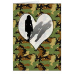 Woman Missing Man Greeting Cards