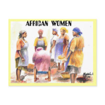 woman of african 2, AFRICAN WOMEN postcards by adeolagbadamosi woman of african 2, AFRICAN WOMEN postcards