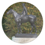 Woman on a horse, by Louis Tuaillon Party Plate