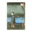 Woman on A River Bank, Hiroshige, 1856-58 posters by japaneseartmall Woman on A River Bank, Hiroshige, 1856-58 posters