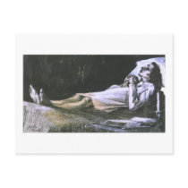 Woman on her Deathbed, Vincent van Gogh postcards by masterpiecesofart Woman on her Deathbed, Vincent van Gogh postcards