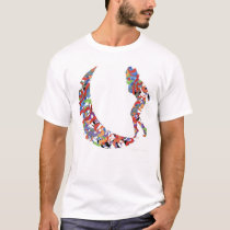 Woman on Moon t-shirts